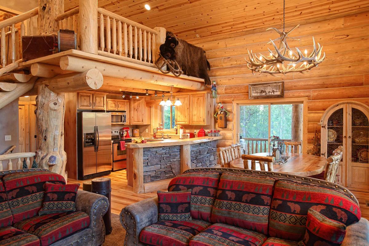 Interiors Yellowstone Log Homes