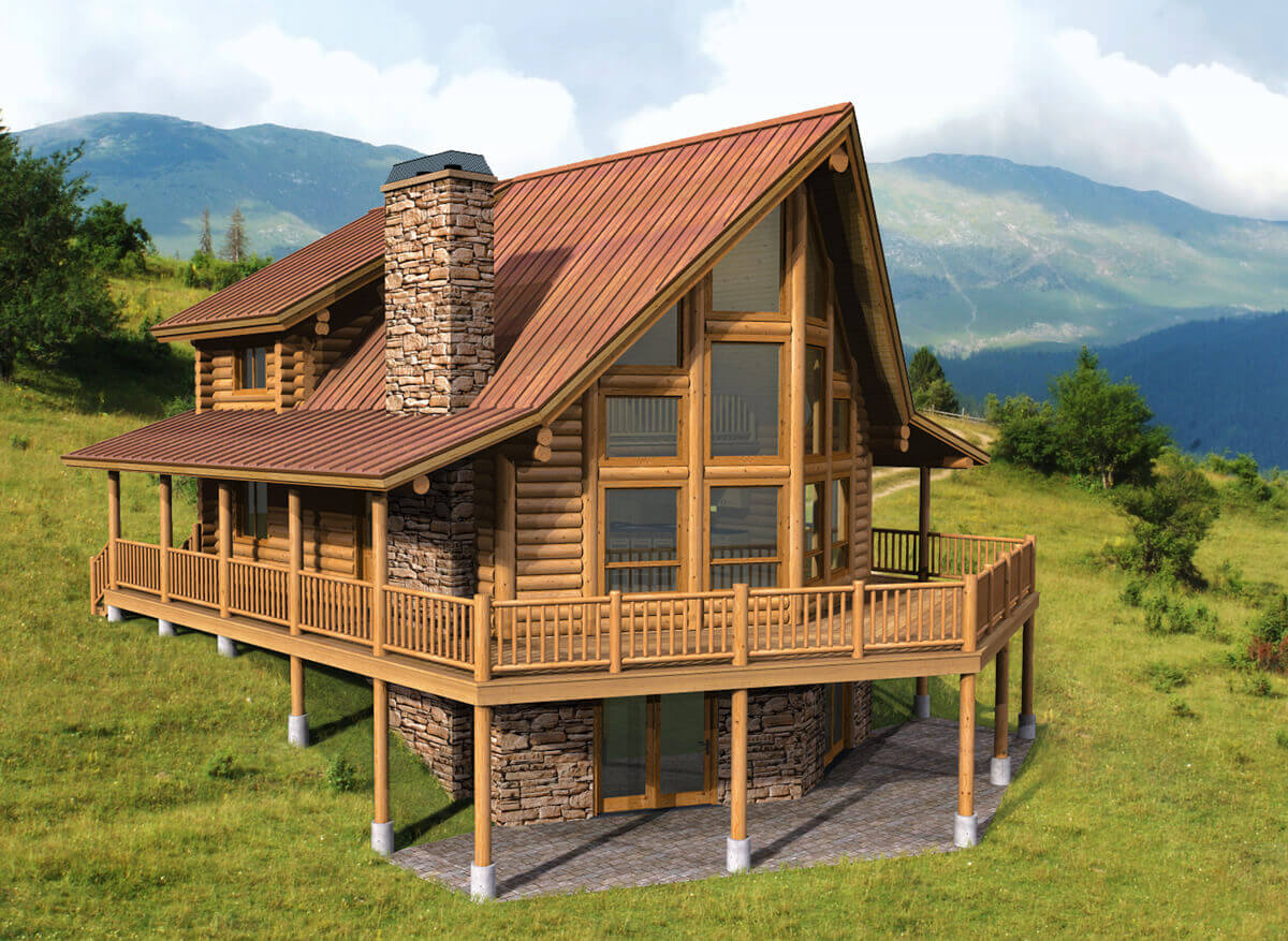 Little Bear \(1\) Yellowstone Log Homes